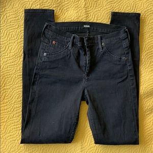 Hudson stretch black jeans